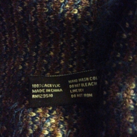 Charlotte Daniel Fair Isle Infinity Scarf Preppy Soft Warm - Picture 5 of 5